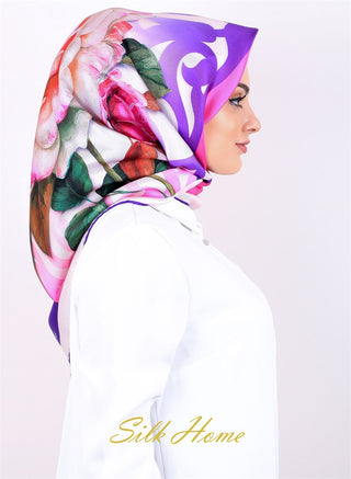 Silk Home %100 Twill İpek Eşarp 10874-12
