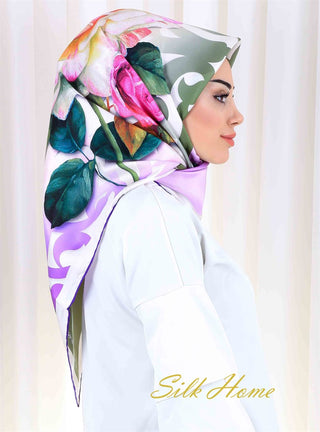 Silk Home %100 Twill İpek Eşarp 10874-16