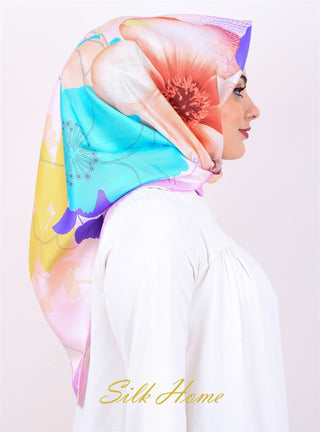 Silk Home %100 Twill İpek Eşarp 10898-08