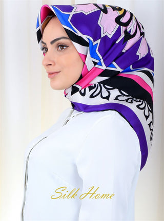 Silk Home %100 Twill İpek Eşarp 10997-08
