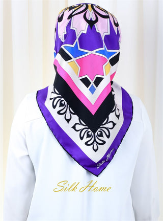 Silk Home %100 Twill İpek Eşarp 10997-08