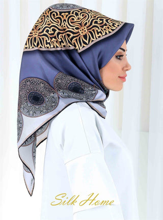 Silk Home %100 Twill İpek Eşarp 11050-11 - 463993471203 - | Silk Home