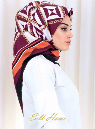 Silk Home %100 Twill İpek Eşarp 11066-02