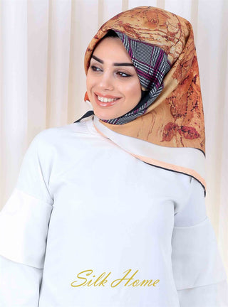 Silk Home %100 Twill İpek Eşarp 11116-06