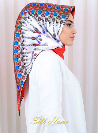 Silk Home %100 Twill İpek Eşarp 11134-12