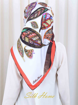 Silk Home %100 Twill İpek Eşarp 11144-10