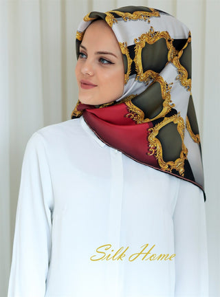 Silk Home %100 Twill İpek Eşarp 11146-08