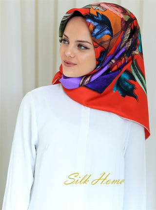 Silk Home %100 Twill İpek Eşarp 11147-04