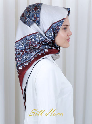 Silk Home %100 Twill İpek Eşarp 11151-07