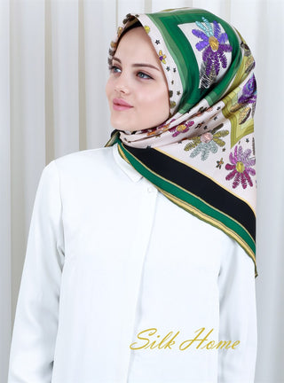 Silk Home %100 Twill İpek Eşarp 11156-04