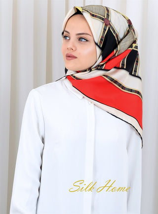 Silk Home %100 Twill İpek Eşarp 11175-07