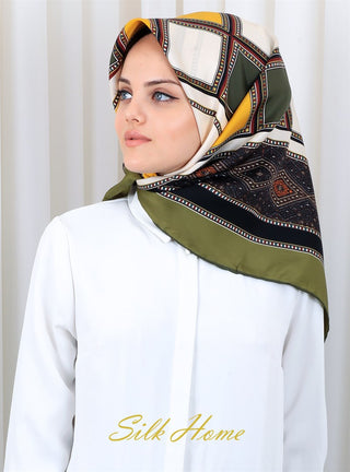 Silk Home %100 Twill İpek Eşarp 11179-10