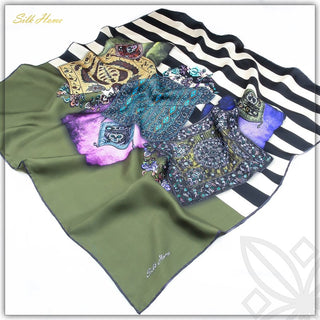Silk Home %100 Twill İpek Eşarp 11184-07