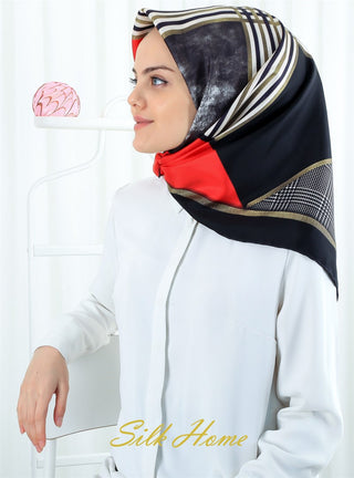 Silk Home %100 Twill İpek Eşarp 11196-01