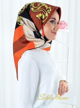 Silk Home %100 Twill İpek Eşarp 11208-09