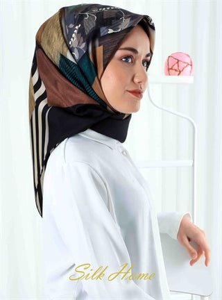 Silk Home 100% Twill Silk Scarf 11218-01 
