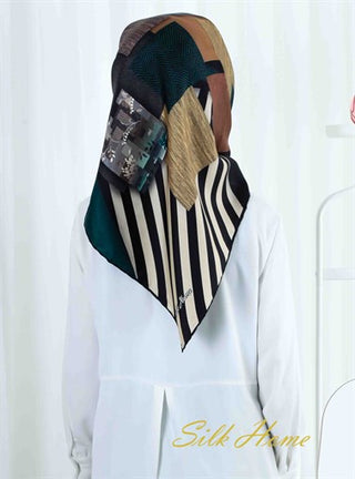 Silk Home 100% Twill Silk Scarf 11218-01 