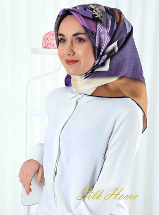 Silk Home 100% Twill Silk Scarf 11218-07