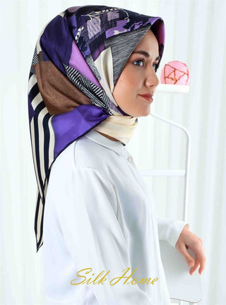 Silk Home 100% Twill Silk Scarf 11218-07