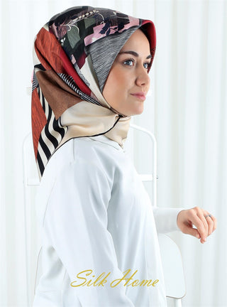 Silk Home %100 Twill İpek Eşarp 11218-11