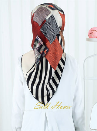Silk Home %100 Twill İpek Eşarp 11218-11