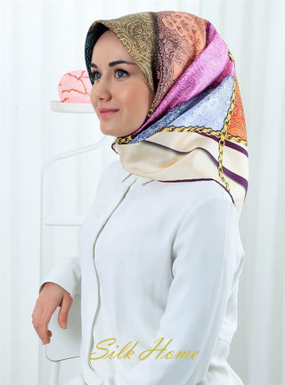 Silk Home 100% Twill Silk Scarf 11232-08