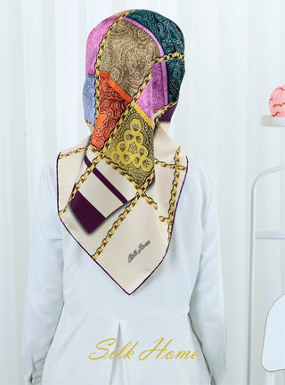 Silk Home 100% Twill Silk Scarf 11232-08
