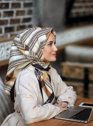 Silk Home %100 Twill İpek Eşarp 11239-04