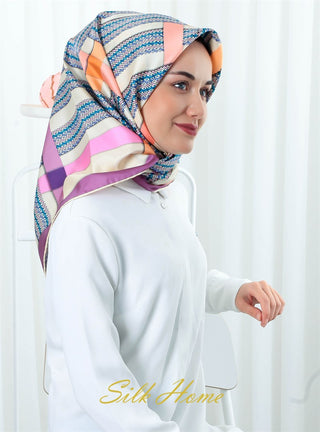 Silk Home 100% Twill Silk Scarf 11239-08