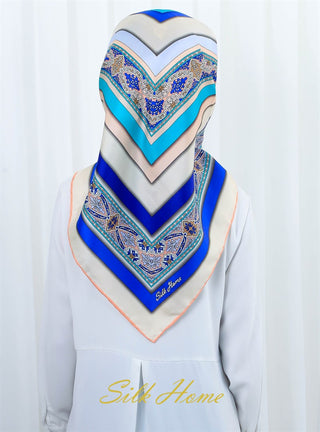 Silk Home 100% Twill Silk Scarf 11253-04