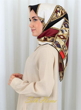 Silk Home %100 Twill İpek Eşarp 11261-12