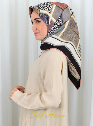 Silk Home 100% Twill Silk Scarf 11263-10