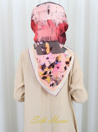 Silk Home 100% Twill Silk Scarf 11265-08