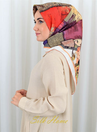 Silk Home %100 Twill İpek Eşarp 11265-09