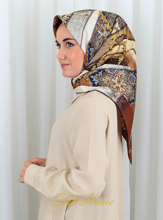 Silk Home %100 Twill İpek Eşarp 11267-10