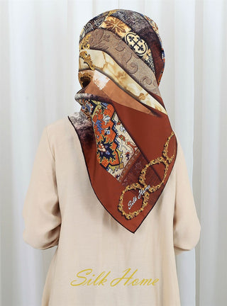 Silk Home %100 Twill İpek Eşarp 11267-10