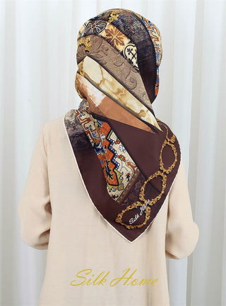 Silk Home %100 Twill İpek Eşarp 11267-12