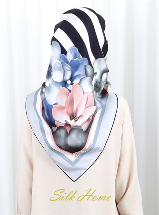 Silk Home 100% Twill Silk Scarf 11270-08