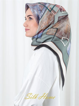Silk Home 100% Twill Silk Scarf 11282-07