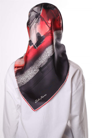 Silk Home 100% Twill Silk Scarf 11307-12