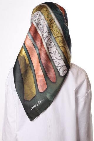 Silk Home 100% Twill Silk Scarf 11309-03