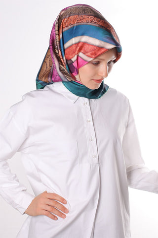 Silk Home %100 Twill İpek Eşarp 11309-07