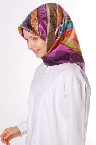 Silk Home 100% Twill Silk Scarf 11309-12