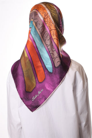 Silk Home 100% Twill Silk Scarf 11309-12
