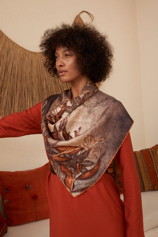 Silk Home %100 Twill İpek Eşarp 11316-12