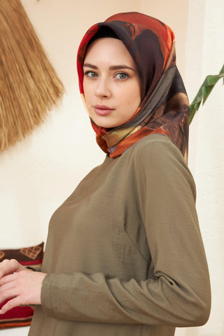 Silk Home %100 Twill İpek Eşarp 11318-16