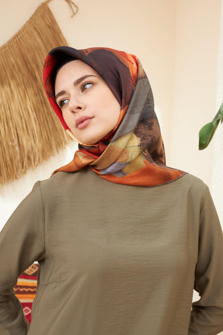 Silk Home %100 Twill İpek Eşarp 11318-16