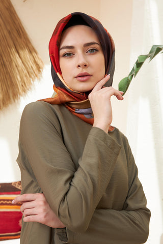 Silk Home %100 Twill İpek Eşarp 11318-16