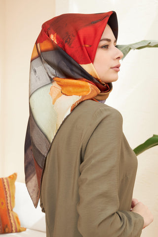 Silk Home %100 Twill İpek Eşarp 11318-16