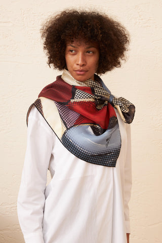 Silk Home 100% Twill Silk Scarf 11328-18 